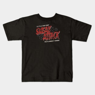 Sneak Attack Dice - Fair Fight Planned Wrong Kids T-Shirt